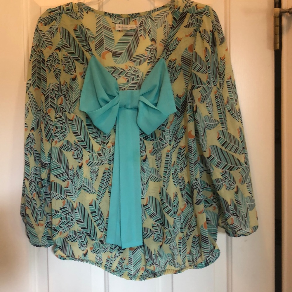 Rachael & Chloe Bow Front Top